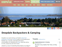 Tablet Screenshot of deepdalebackpackers.co.uk